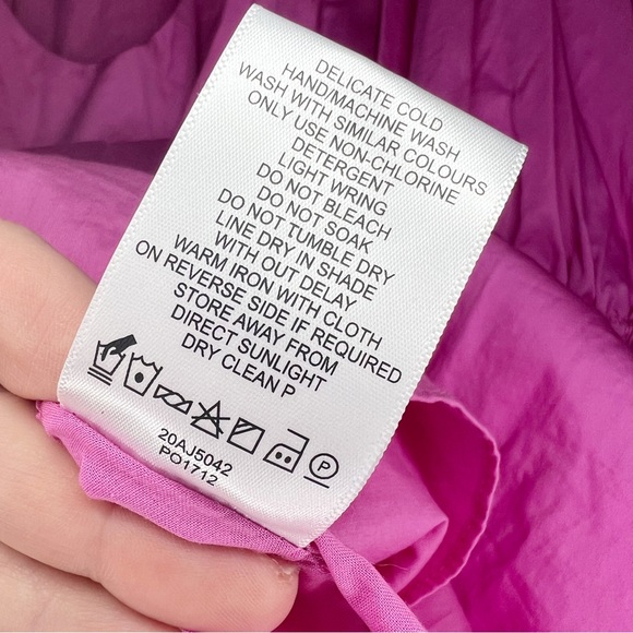 Aje Overture Gathered Smock Puff Sleeve Mini Dress Size 10 US - Picture 9 of 11